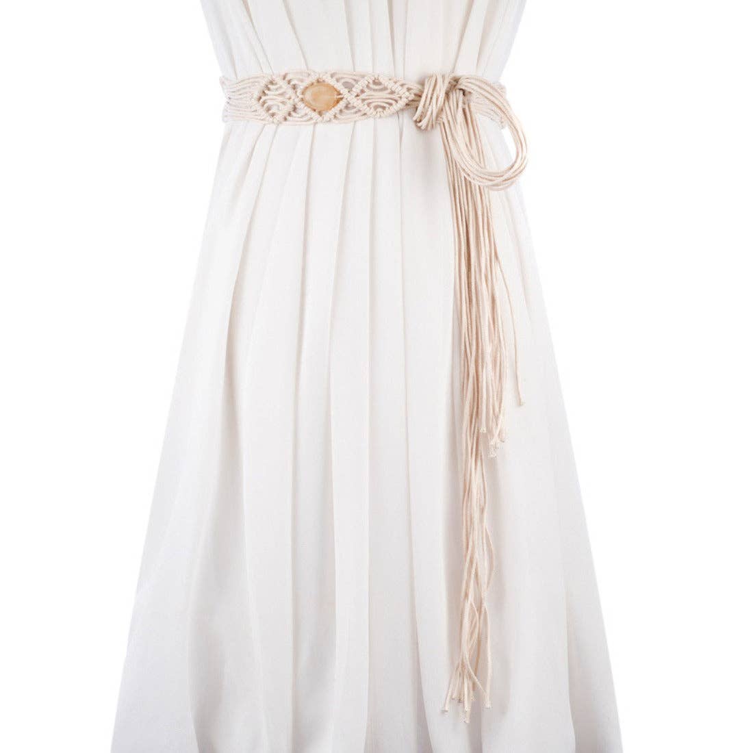 Bohemian Style Woven Belt with Long Tassels