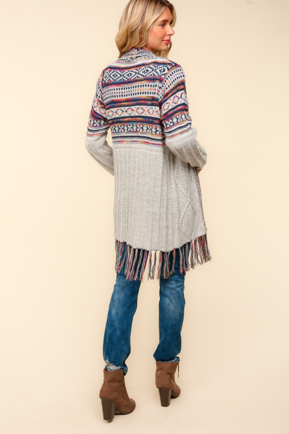 Tribal Pattern Cardigan