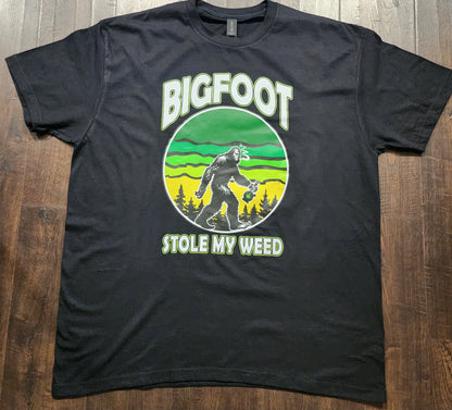 Bigfoot Ate My Weed T-Shirt