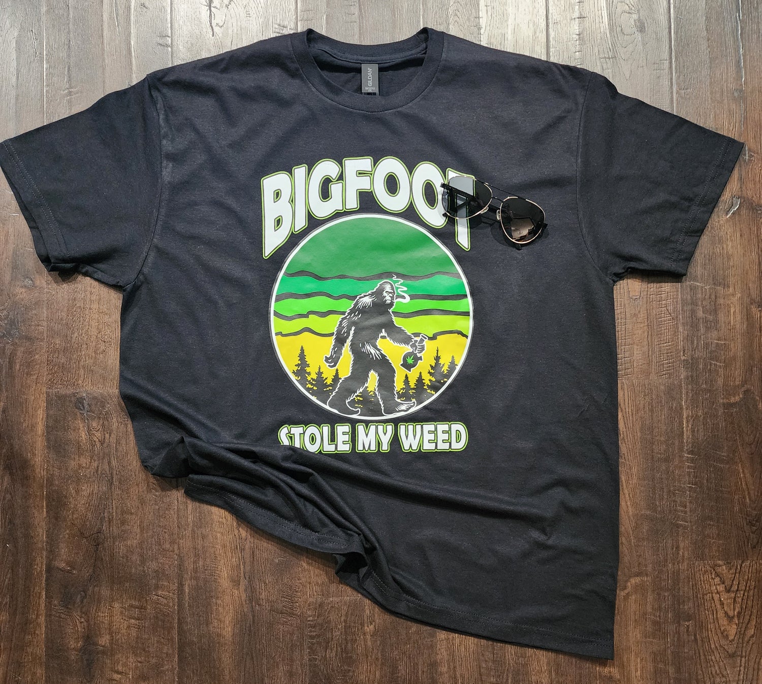 Bigfoot Ate My Weed T-Shirt