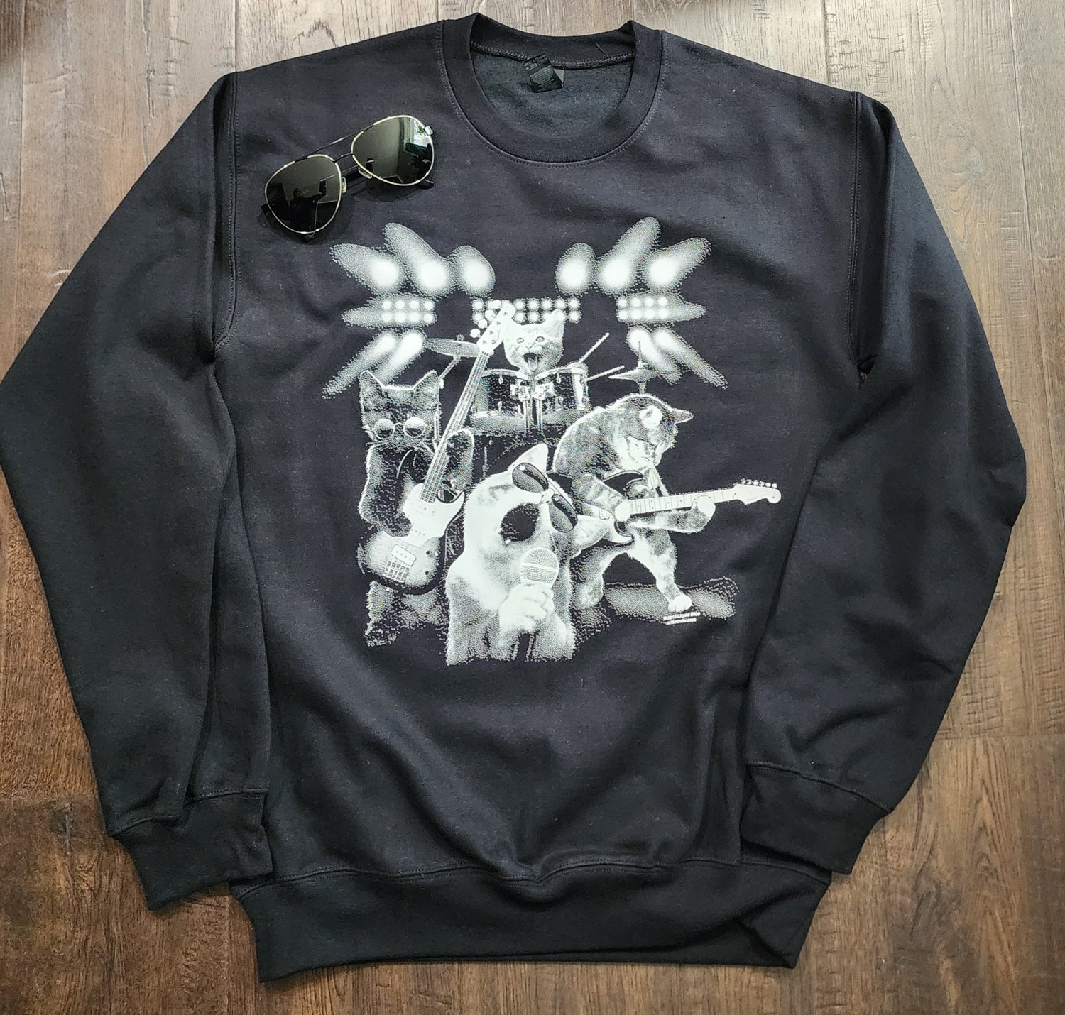 Cat Band Sweatshirt