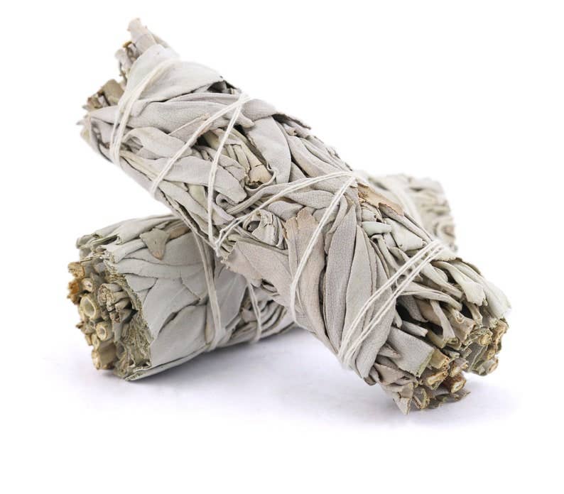 White Sage Smudge Sticks 4&quot; Bundles