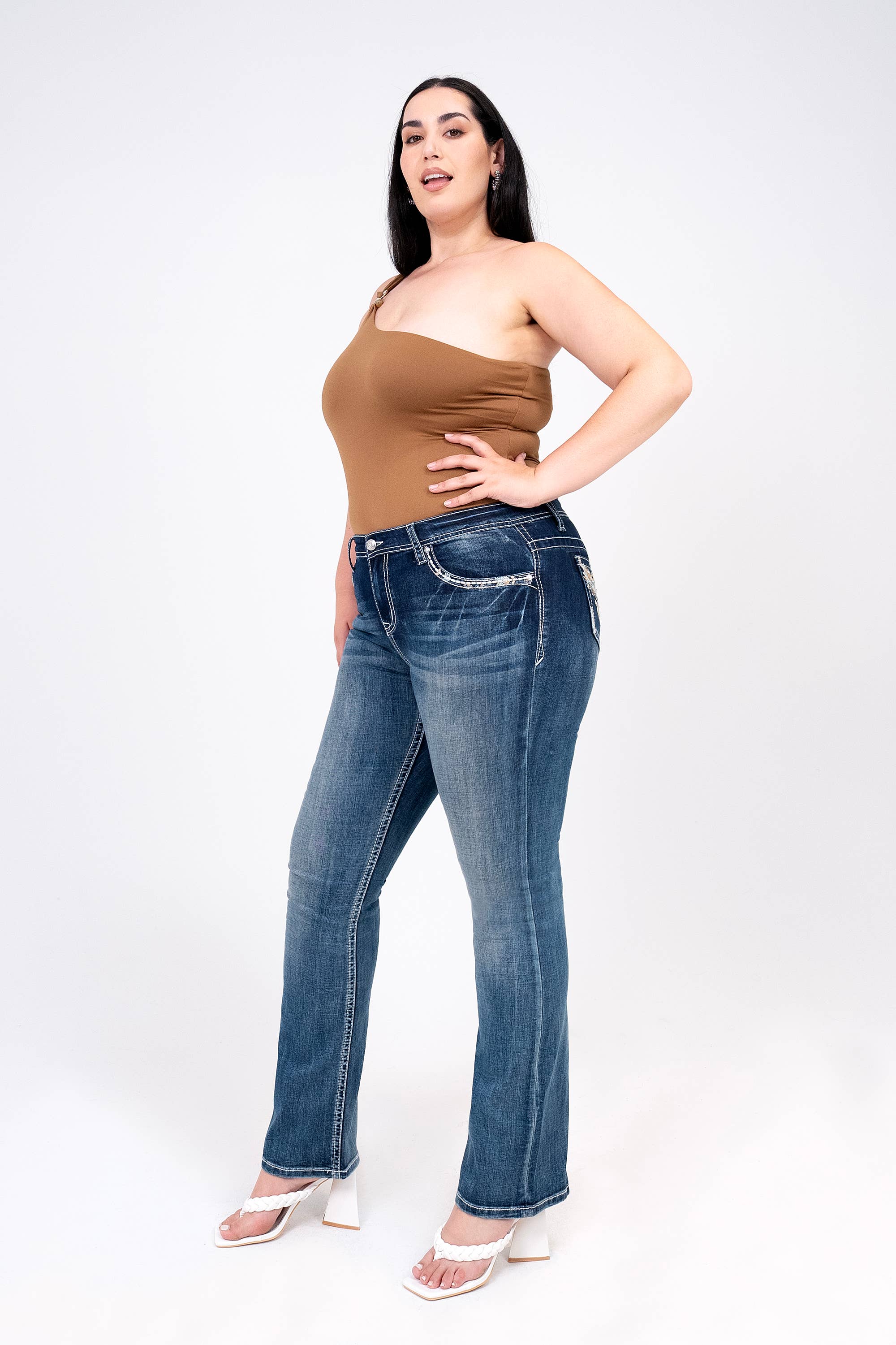 Aztec Modify Plus Size Bootcut