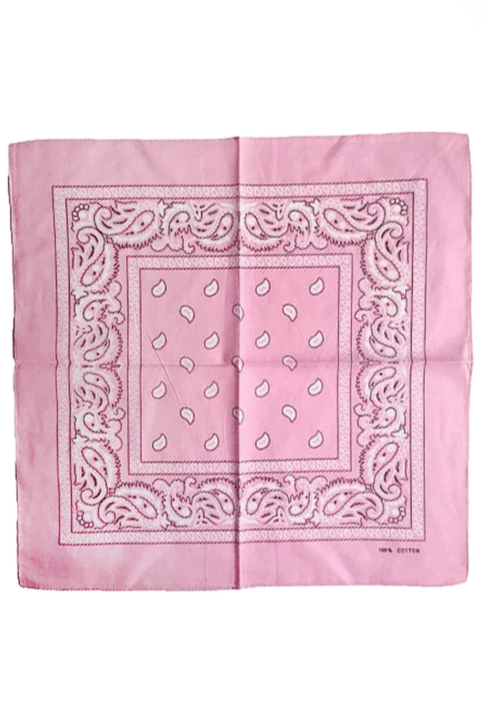 Paisley Print Square Bandanas