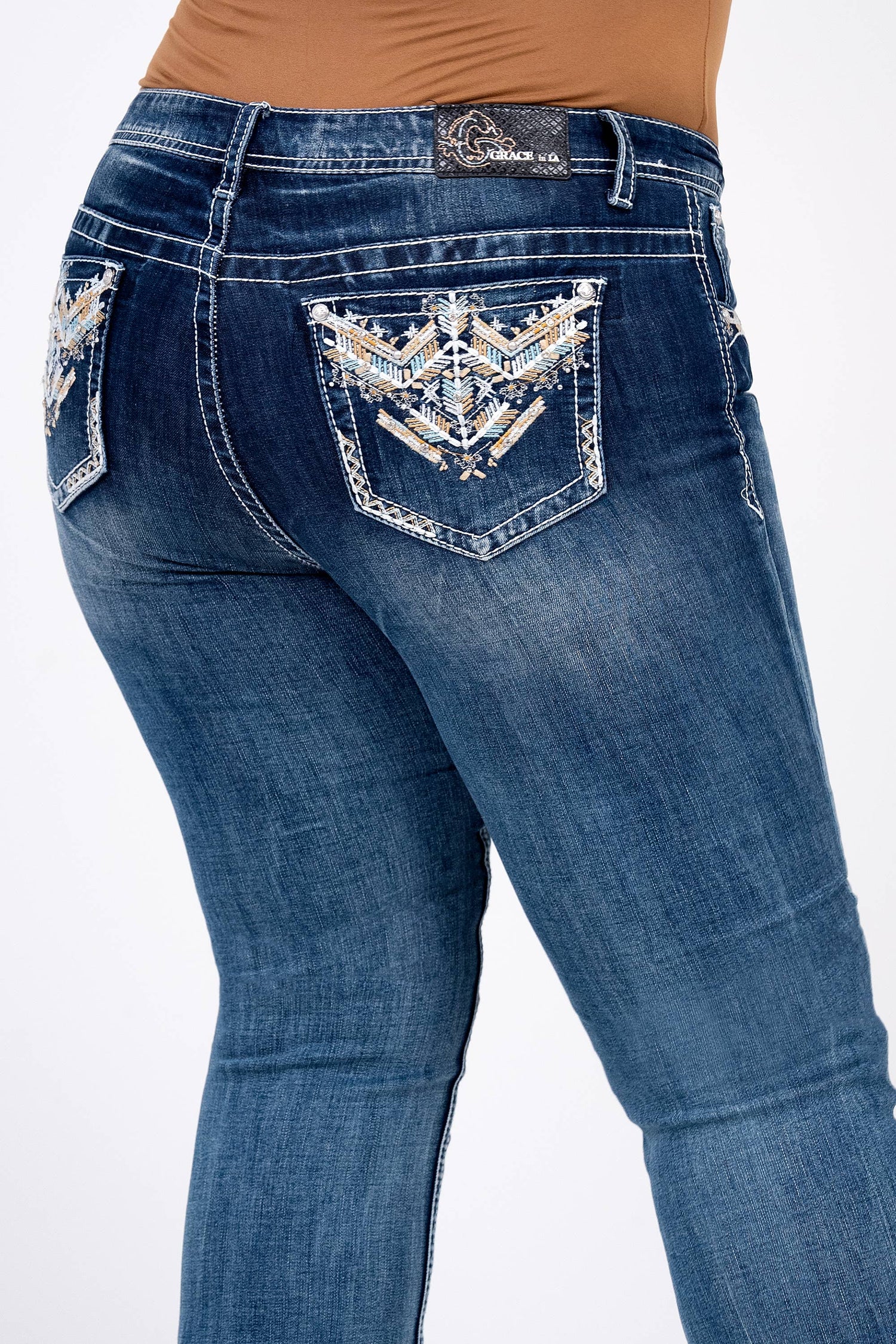 Aztec Modify Plus Size Bootcut