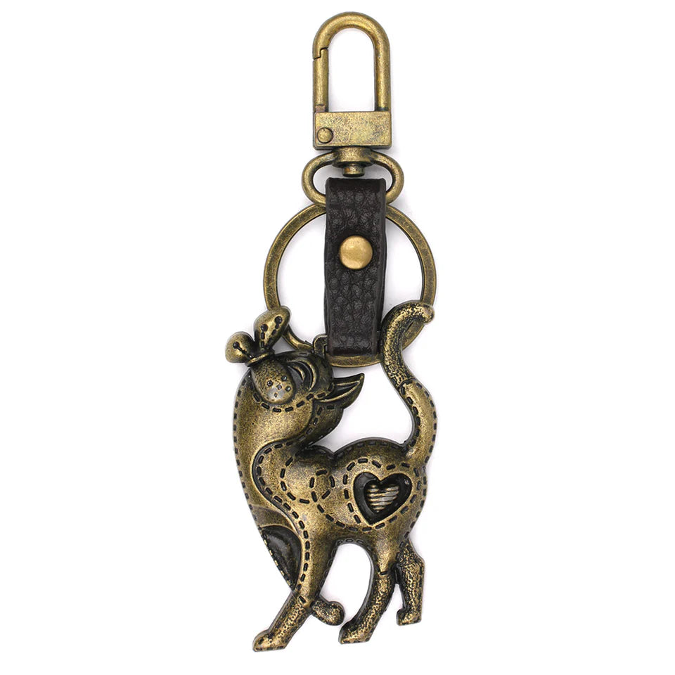 Gemini Keychain - Slim Cat