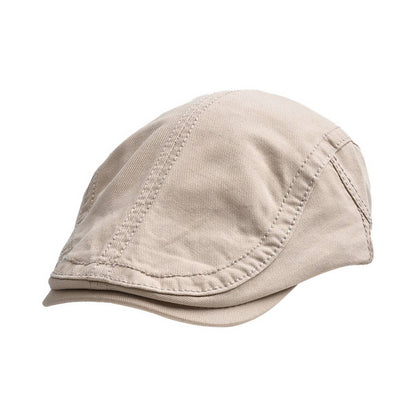 British Style Cotton Flat Cap