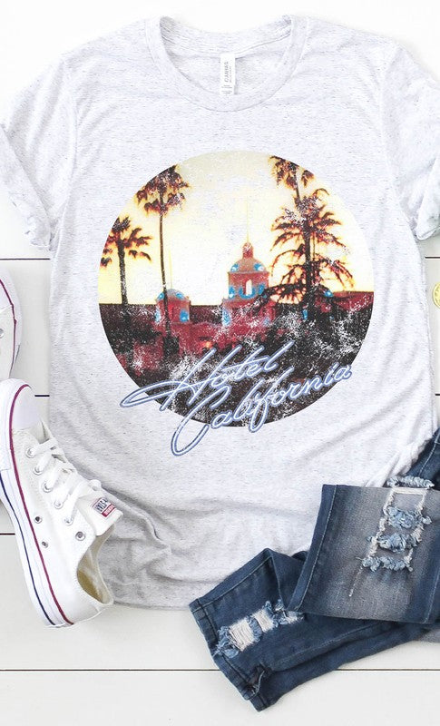 Retro Hotel California Graphic Tee PLUS