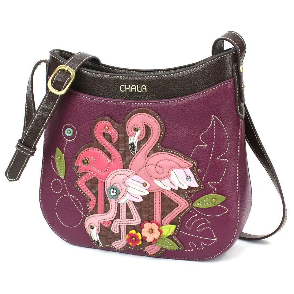 Crescent Crossbody - Flamingo Group