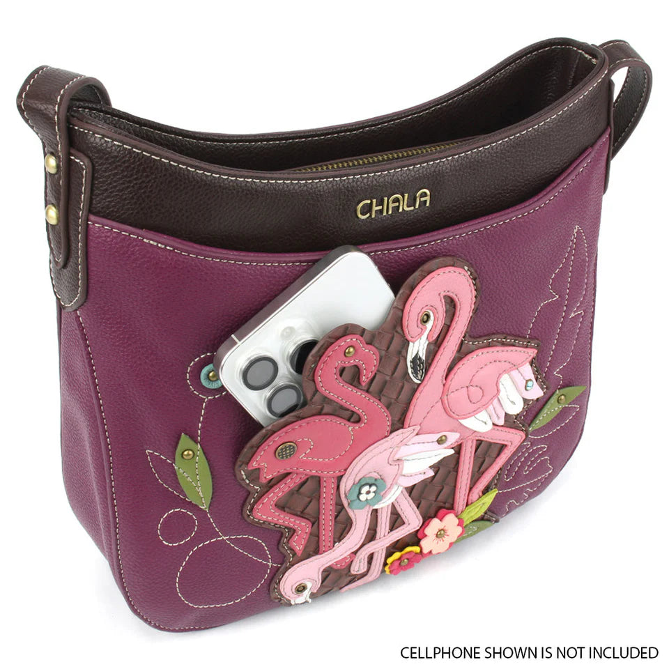 Crescent Crossbody - Flamingo Group