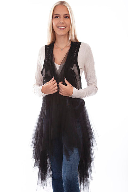 Tulle Layered Vest