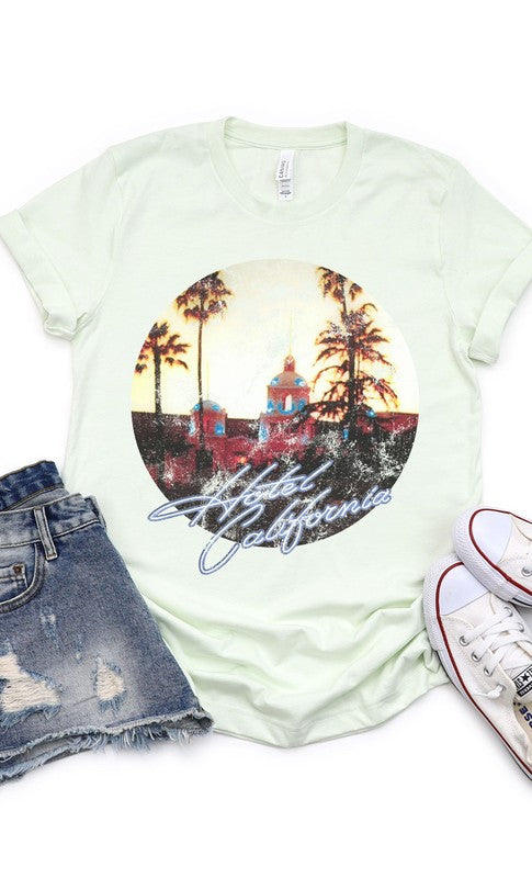 Retro Hotel California Graphic Tee PLUS