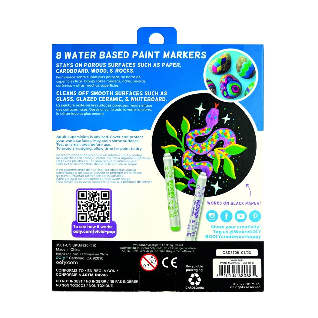 Vivid Pop Water Based Markers