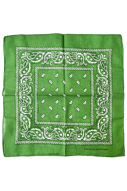 Paisley Print Square Bandanas