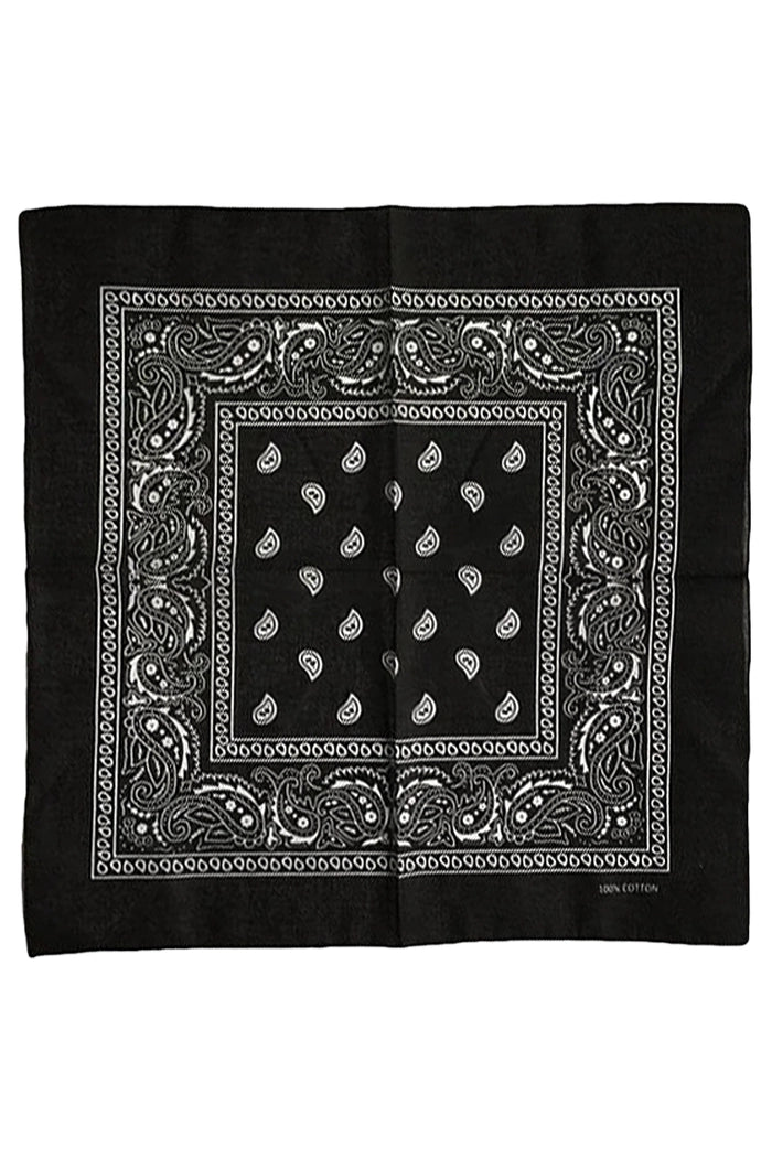 Paisley Print Square Bandanas