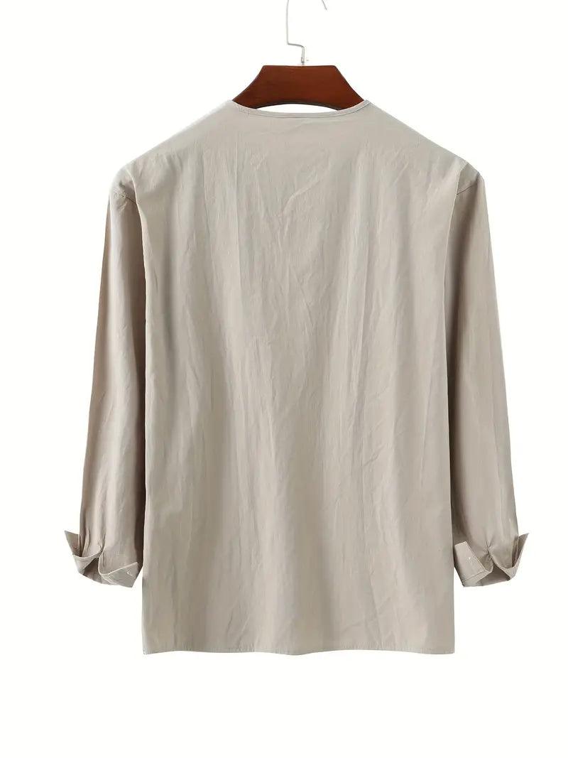 Retro Cotton Long Sleeve Top - Random Hippie