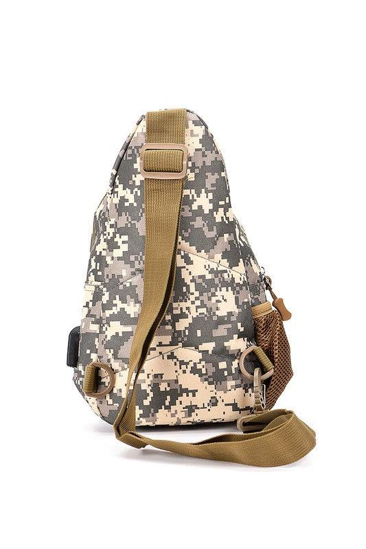 Camouflage 2025 sling backpack