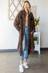 Washed Eyelet Long Jacket - Random Hippie